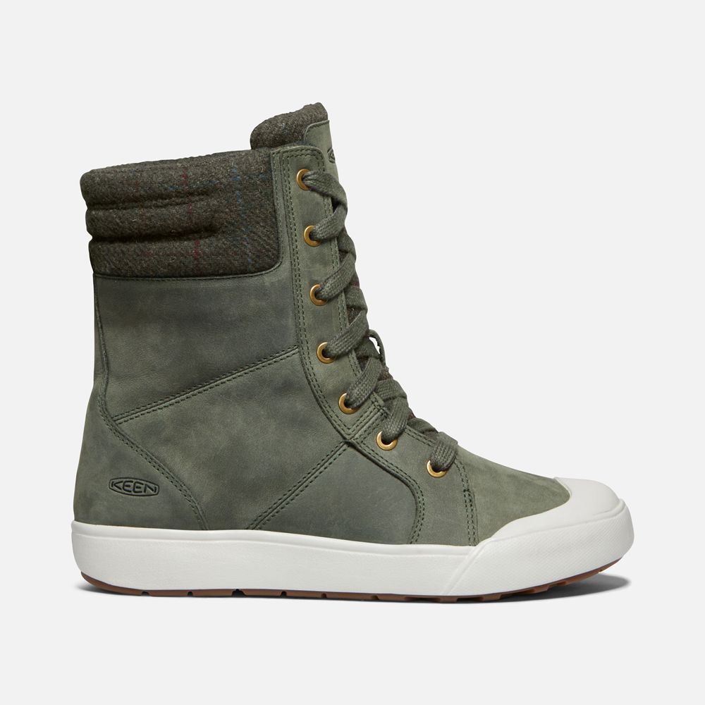 Keen Sneaker Kängor Dam Mörk Gröna - Elena - 486310VFL